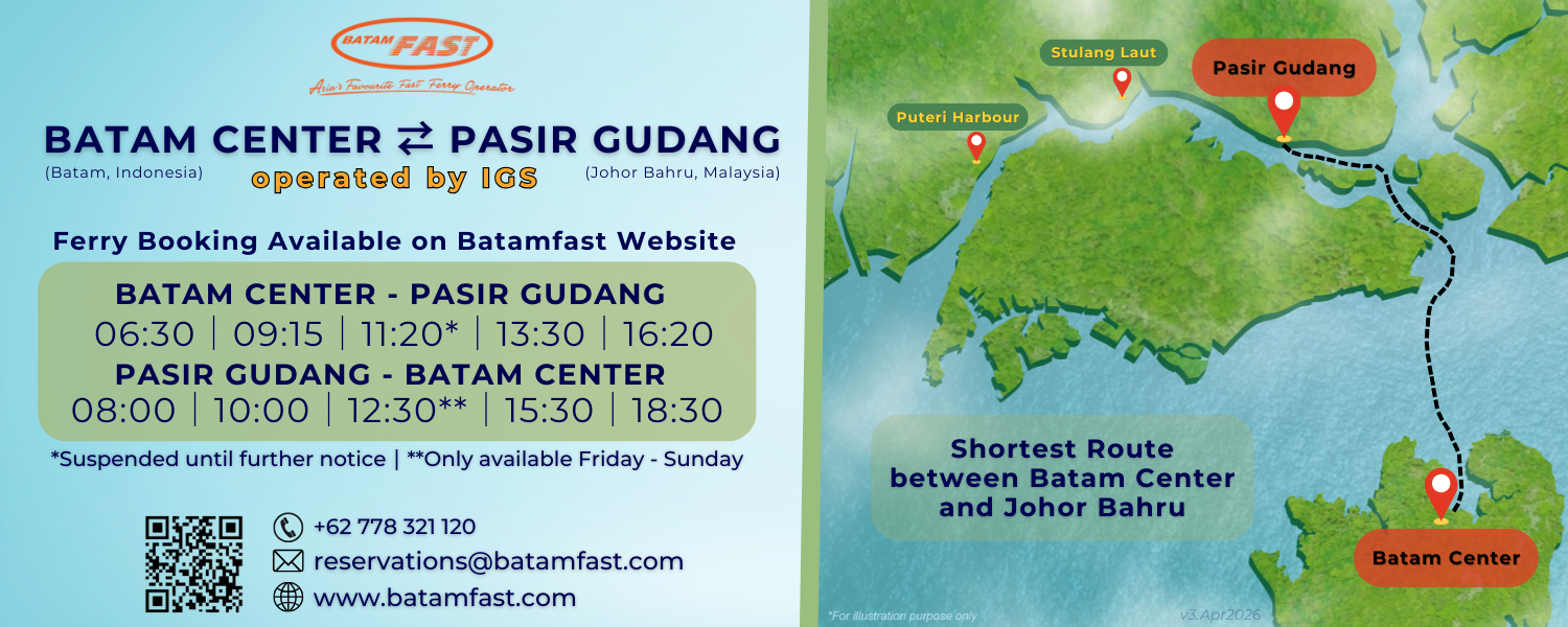 Batam Center – Pasir Gudang Ferry Service
